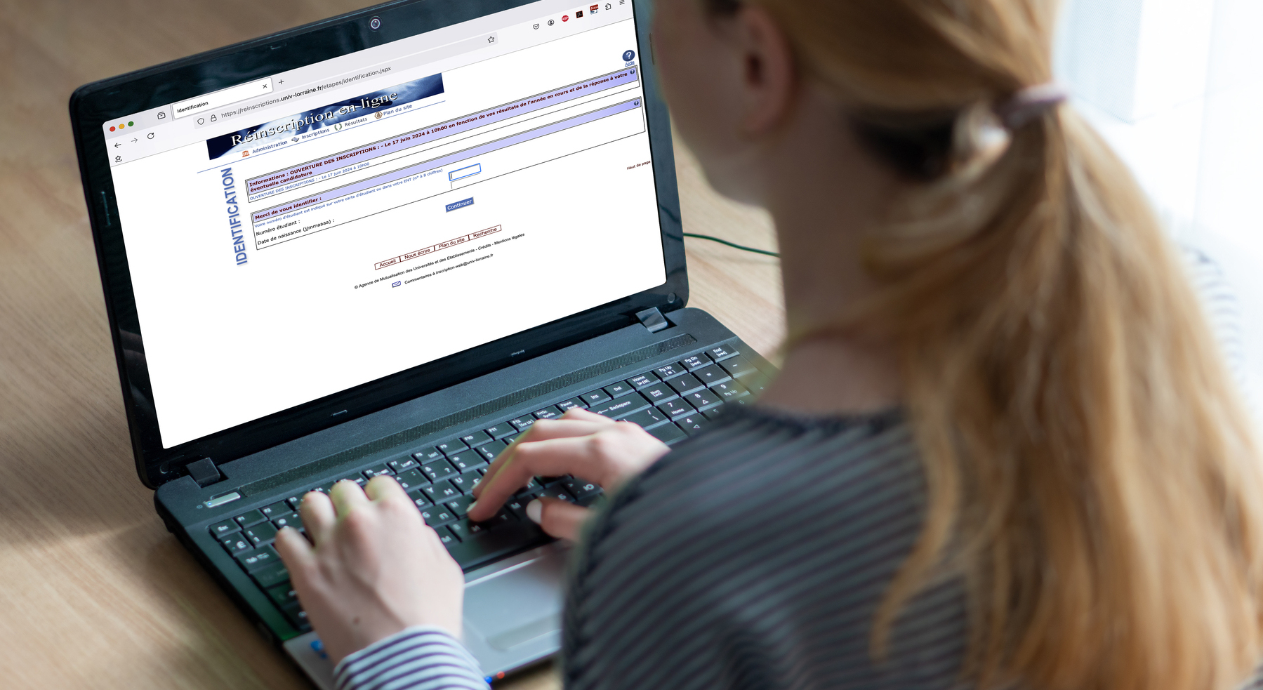 Inscription administrative