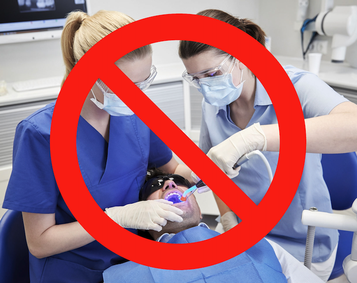 Pas de soin dentaire